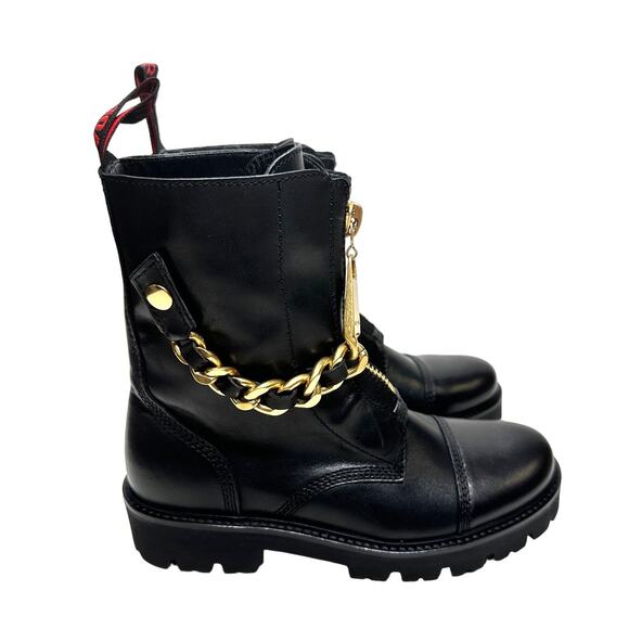 New Zadig & Voltaire Joe Cecilia Smooth Cowskin Chelsea Boots Sz EU38/US7.5 - Picture 5 of 8